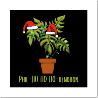 Christmas gardening gifts philodendron gardener Posters and Art